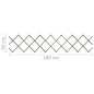 vidaXL Rankzäune 5 Stk. Grau Massivholz Tanne 180x30 cm vidaXL Rankzäune 5 Stk. Grau Massivholz Tanne 180x30 cm