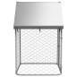 vidaXL Outdoor-Hundezwinger mit Dach 100x100x150 cm vidaXL Outdoor-Hundezwinger mit Dach 100x100x150 cm