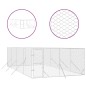 vidaXL Outdoor-Hundezwinger Silbern 4x8x2 m Verzinkter Stahl vidaXL Outdoor-Hundezwinger Silbern 4x8x2 m Verzinkter Stahl
