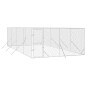 vidaXL Outdoor-Hundezwinger Silbern 4x8x2 m Verzinkter Stahl vidaXL Outdoor-Hundezwinger Silbern 4x8x2 m Verzinkter Stahl
