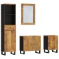 vidaXL 4-tlg. Badmöbel-Set Massivholz Mango vidaXL 4-tlg. Badmöbel-Set Massivholz Mango
