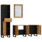 vidaXL 4-tlg. Badmöbel-Set Massivholz Mango vidaXL 4-tlg. Badmöbel-Set Massivholz Mango