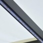 vidaXL Markise Manuell Einziehbar mit LED 400x300 cm Creme vidaXL Markise Manuell Einziehbar mit LED 400x300 cm Creme