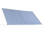 vidaXL Einziehbare Markise 300×150 cm Blau und Weiß vidaXL Einziehbare Markise 300×150 cm Blau und Weiß