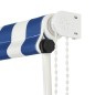vidaXL Einziehbare Markise 300×150 cm Blau und Weiß vidaXL Einziehbare Markise 300×150 cm Blau und Weiß