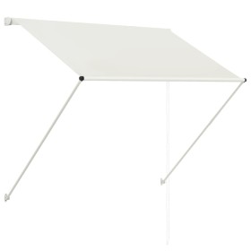 vidaXL Einziehbare Markise 150×150 cm Creme 