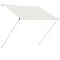vidaXL Einziehbare Markise 150×150 cm Creme vidaXL Einziehbare Markise 150×150 cm Creme
