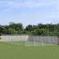 vidaXL Outdoor-Hundezwinger Silbern 8x16x2 m Verzinkter Stahl vidaXL Outdoor-Hundezwinger Silbern 8x16x2 m Verzinkter Stahl