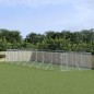 vidaXL Outdoor-Hundezwinger Silbern 4x16x2 m Verzinkter Stahl vidaXL Outdoor-Hundezwinger Silbern 4x16x2 m Verzinkter Stahl