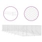 vidaXL Outdoor-Hundezwinger Silbern 4x16x2 m Verzinkter Stahl vidaXL Outdoor-Hundezwinger Silbern 4x16x2 m Verzinkter Stahl