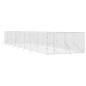vidaXL Outdoor-Hundezwinger Silbern 4x16x2 m Verzinkter Stahl vidaXL Outdoor-Hundezwinger Silbern 4x16x2 m Verzinkter Stahl