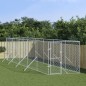 vidaXL Outdoor-Hundezwinger Silbern 2x10x2 m Verzinkter Stahl vidaXL Outdoor-Hundezwinger Silbern 2x10x2 m Verzinkter Stahl