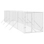 vidaXL Outdoor-Hundezwinger Silbern 2x10x2 m Verzinkter Stahl vidaXL Outdoor-Hundezwinger Silbern 2x10x2 m Verzinkter Stahl