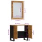 vidaXL 2-tlg. Badmöbel-Set Massivholz Mango vidaXL 2-tlg. Badmöbel-Set Massivholz Mango