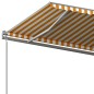 vidaXL Standmarkise Manuell Einziehbar 600x350 cm Gelb/Weiß vidaXL Standmarkise Manuell Einziehbar 600x350 cm Gelb/Weiß