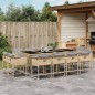 vidaXL 13-tlg. Garten-Essgruppe mit Kissen Beigemischung Poly Rattan vidaXL 13-tlg. Garten-Essgruppe mit Kissen Beigemischung Poly Rattan
