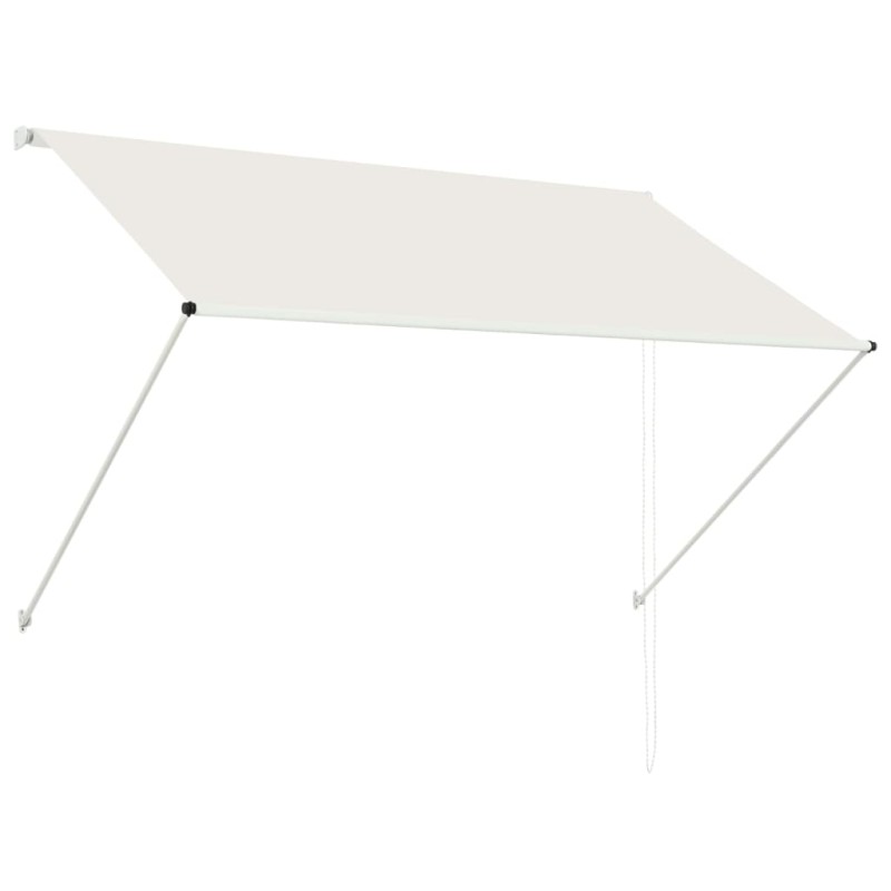 vidaXL Einziehbare Markise 200×150 cm Creme vidaXL Einziehbare Markise 200×150 cm Creme