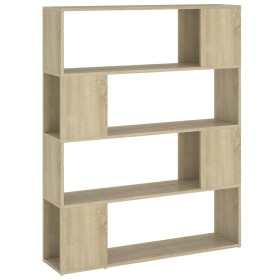vidaXL Bücherregal Raumteiler Sonoma-Eiche 100x24x124 cm