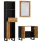 vidaXL 3-tlg. Badmöbel-Set Massivholz Mango vidaXL 3-tlg. Badmöbel-Set Massivholz Mango