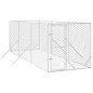 vidaXL Outdoor-Hundezwinger Silbern 2x6x2 m Verzinkter Stahl vidaXL Outdoor-Hundezwinger Silbern 2x6x2 m Verzinkter Stahl