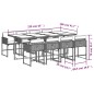 vidaXL 9-tlg. Garten-Essgruppe mit Kissen Beigemischung Poly Rattan vidaXL 9-tlg. Garten-Essgruppe mit Kissen Beigemischung Poly Rattan