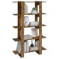 vidaXL Bücherregal/Raumteiler Räuchereiche 100×30×160 cm vidaXL Bücherregal/Raumteiler Räuchereiche 100×30×160 cm