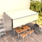 vidaXL Markise Manuell Einziehbar mit Rollo 5x3 m Creme vidaXL Markise Manuell Einziehbar mit Rollo 5x3 m Creme