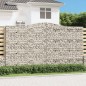 vidaXL Gabionen mit Hochbogen 8 Stk. 400x50x220/240cm Verzinktes Eisen vidaXL Gabionen mit Hochbogen 8 Stk. 400x50x220/240cm Verzinktes Eisen