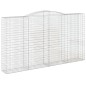 vidaXL Gabionen mit Hochbogen 8 Stk. 400x50x220/240cm Verzinktes Eisen vidaXL Gabionen mit Hochbogen 8 Stk. 400x50x220/240cm Verzinktes Eisen