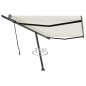 vidaXL Standmarkise Manuell Einziehbar 500x350 cm Creme vidaXL Standmarkise Manuell Einziehbar 500x350 cm Creme