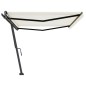 vidaXL Standmarkise Manuell Einziehbar 500x350 cm Creme vidaXL Standmarkise Manuell Einziehbar 500x350 cm Creme