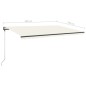 vidaXL Standmarkise Manuell Einziehbar 500x350 cm Creme vidaXL Standmarkise Manuell Einziehbar 500x350 cm Creme