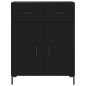 Highboard Schwarz 69,5x34x180 cm Holzwerkstoff Highboard Schwarz 69,5x34x180 cm Holzwerkstoff