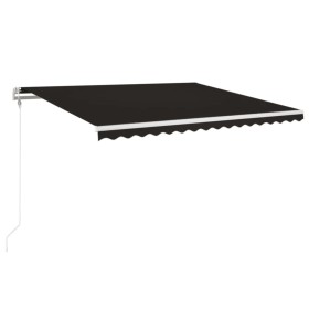 vidaXL Automatische Markise mit LED & Windsensor 400x350 cm Anthrazit
