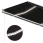 vidaXL Automatische Markise mit LED & Windsensor 400x350 cm Anthrazit vidaXL Automatische Markise mit LED & Windsensor 400x350 cm Anthrazit