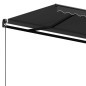 vidaXL Markise Manuell Einziehbar 450x350 cm Anthrazit vidaXL Markise Manuell Einziehbar 450x350 cm Anthrazit