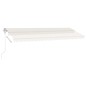 vidaXL Markise Automatisch mit LED & Windsensor 500x300 cm Creme vidaXL Markise Automatisch mit LED & Windsensor 500x300 cm Creme
