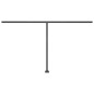 vidaXL Standmarkise Einziehbar Handbetrieben 450x350 cm Blau/Weiß vidaXL Standmarkise Einziehbar Handbetrieben 450x350 cm Blau/Weiß