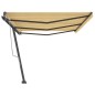 vidaXL Standmarkise Manuell Einziehbar 600x300 cm Gelb/Weiß vidaXL Standmarkise Manuell Einziehbar 600x300 cm Gelb/Weiß