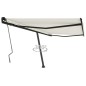 vidaXL Standmarkise Manuell Einziehbar 400x350 cm Creme vidaXL Standmarkise Manuell Einziehbar 400x350 cm Creme