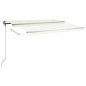 vidaXL Standmarkise Manuell Einziehbar 400x350 cm Creme vidaXL Standmarkise Manuell Einziehbar 400x350 cm Creme