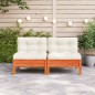 vidaXL Gartensofa ohne Armlehnen mit Kissen Wachsbraun Kiefernholz vidaXL Gartensofa ohne Armlehnen mit Kissen Wachsbraun Kiefernholz