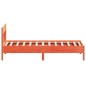 vidaXL Massivholzbett ohne Matratze Wachsbraun 75x190 cm Kiefernholz vidaXL Massivholzbett ohne Matratze Wachsbraun 75x190 cm Kiefernholz