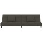 vidaXL Schlafsofa 2-Sitzer mit 2 Kissen Dunkelgrau Samt vidaXL Schlafsofa 2-Sitzer mit 2 Kissen Dunkelgrau Samt