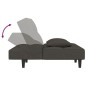 vidaXL Schlafsofa 2-Sitzer mit 2 Kissen Dunkelgrau Samt vidaXL Schlafsofa 2-Sitzer mit 2 Kissen Dunkelgrau Samt