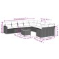 vidaXL 11-tlg. Garten-Sofagarnitur mit Kissen Schwarz Poly Rattan vidaXL 11-tlg. Garten-Sofagarnitur mit Kissen Schwarz Poly Rattan