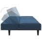 vidaXL Schlafsofa 2-Sitzer Blau Samt vidaXL Schlafsofa 2-Sitzer Blau Samt