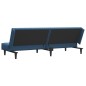 vidaXL Schlafsofa 2-Sitzer Blau Samt vidaXL Schlafsofa 2-Sitzer Blau Samt