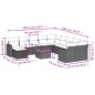 vidaXL 12-tlg. Garten-Sofagarnitur mit Kissen Beige Poly Rattan vidaXL 12-tlg. Garten-Sofagarnitur mit Kissen Beige Poly Rattan