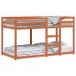 vidaXL Etagenbett Wachsbraun 90x190 cm Massivholz Kiefer vidaXL Etagenbett Wachsbraun 90x190 cm Massivholz Kiefer